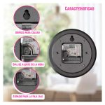 Reloj de Pared Minimalista Silencioso 29cm - Image 3