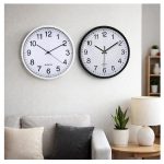 Reloj De Pared Silencioso Redondo Aguja Continua Moderno Clásico