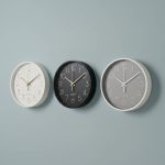 Reloj de Pared Redondo Silencioso 24,5 cm