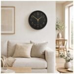 Reloj de Pared Redondo Silencioso 24,5 cm - Imagen 9