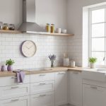 Reloj de Pared Vintage 21,5cm Fondo Crema Números Dorados - Image 11