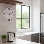 Reloj de Pared Redondo 29 cm Blanco