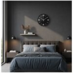 Reloj de Pared Redondo 29 cm Blanco - Imagen 8
