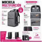 Mochila de Viaje Calidad Premium Expansible Resistente al Agua - Imagen 5