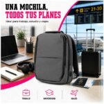 Mochila de Viaje Calidad Premium Expansible Resistente al Agua - Imagen 8