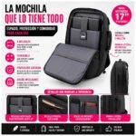 Mochila de Viaje Calidad Premium Expansible Resistente al Agua - Imagen 4