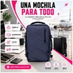 Mochila Viral de Viaje Extensible con Bolsillo para Notebook Calidad Premium - Imagen 12