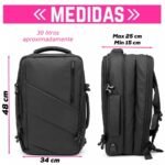 Mochila Viral de Viaje Extensible con Bolsillo para Notebook Calidad Premium - Imagen 2