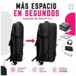 Mochila Viral de Viaje Extensible con Bolsillo para Notebook Calidad Premium - Imagen 8