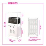 Mueble Organizador de Lavadero de 3 Niveles para Ropa Sucia - Image 2