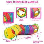 Tubo de Juguete Multicolor Plegable Para Mascotas Ideal Interiores - Image 2