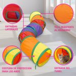 Tubo de Juguete Multicolor Plegable Para Mascotas Ideal Interiores - Image 3