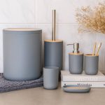 Set x6 Accesorios Organizadores de Baño de Bambú - Image 6