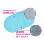 Alfombra Antideslizante para Bañera y Ducha 70x38cm - Image 3