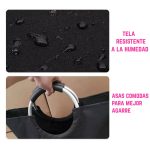 Canasto Organizador de Ropa Sucia de Tela Plegable para Lavandería - Image 4