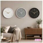 Reloj de Pared Redondo Silencioso 24,5 cm