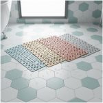Alfombra para Baño, Ducha, Bañera con Ventosa Antideslizante