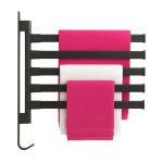 Toallero Giratorio 180° con 5 Barras Instalación Con Tornillos - Image 2