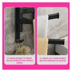 Toallero Giratorio 180° con 5 Barras Instalación Con Tornillos - Image 5