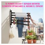 Toallero Giratorio 180° con 5 Barras Instalación Con Tornillos - Image 8