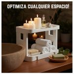 Organizador Estante Exhibidor de 2 Niveles Multifuncional Hogar para Armar - Image 6