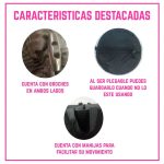 Cesto Organizador de Ropa Sucia con Manijas Plegable Redondo - Image 4