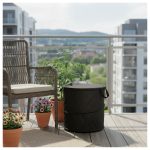 Cesto Organizador de Ropa Sucia con Manijas Plegable Redondo - Image 7