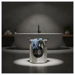 Cesto Organizador de Ropa Sucia con Manijas Plegable Redondo - Image 8