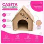 Cucha Casa Cama de Fieltro para Gatos y Perros Desmontable Portátil - Imagen 5