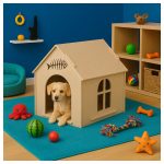 Casa Cama de Fieltro para Gatos y Perros Desmontable Portátil - Image 8