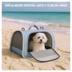 Bolso Transportador Semirrígido para Perros y Gatos con Malla Respirable - Image 3