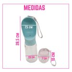 Bebedero 2 en 1 para Mascotas Dispenser Agua Alimento - Image 3