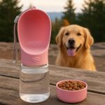 Bebedero con Cuenco para Mascotas Perros 2 en 1 Agua Alimentos - Image 5