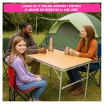 Mesa Plegable de Camping Portátil Fácil de Transportar –Ideal para Picnic, Playa o Aventuras al Aire Libre - Image 5