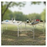 Mesa Plegable de Camping Portátil Fácil de Transportar –Ideal para Picnic, Playa o Aventuras al Aire Libre