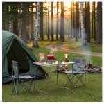 Mesa Plegable de Camping, Acampar Jardín Portátil con Manija - Image 5