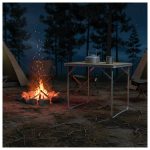 Mesa Plegable de Camping, Acampar Jardín Portátil con Manija - Image 8