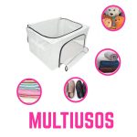 Organizador Multiuso Grande Plegable con Manijas y Soporte Interno Ideal para Acomodar y Aprovechar los Espacios en tú Hogar - Image 7