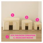 Organizador Mediano con Cierre, Manijas y Visor Perfecto para Múltiples Usos en tu Hogar - Image 4