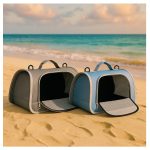 Bolso Transportador Semirrígido para Perros y Gatos con Malla Respirable