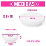 Plataforma Base Exhibidora Giratoria 360° Multiusos con USB - Image 2