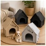 Cucha Casa Cama de Fieltro para Gatos y Perros Desmontable Portátil