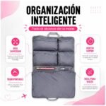 Organizador de Viaje Valija Plegable con Cierre Multiusos - Imagen 7