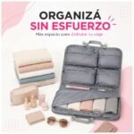 Organizador de Viaje Valija Plegable con Cierre Multiusos - Imagen 8
