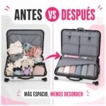 Organizador de Viaje Valija Plegable con Cierre Multiusos - Imagen 9