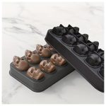 Cubetera Molde Flexible para Hielos de Silicona con Tapa de Calaveras - Image 9