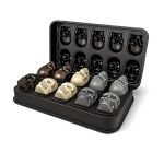 Cubetera Molde Flexible para Hielos de Silicona con Tapa de Calaveras - Image 2