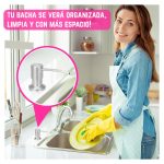 Dispenser de Jabón Líquido Recargable Fijo con Capacidad de 350mL para Cocina Baño - Image 8