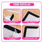 Adhesivos Sujetadores Antideslizantes Para Alfombras Pack X 8 Unidades - Image 7