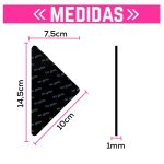 Adhesivos Sujetadores Antideslizantes Triangulares Para Alfombras Pack x 4 Unidades - Image 4